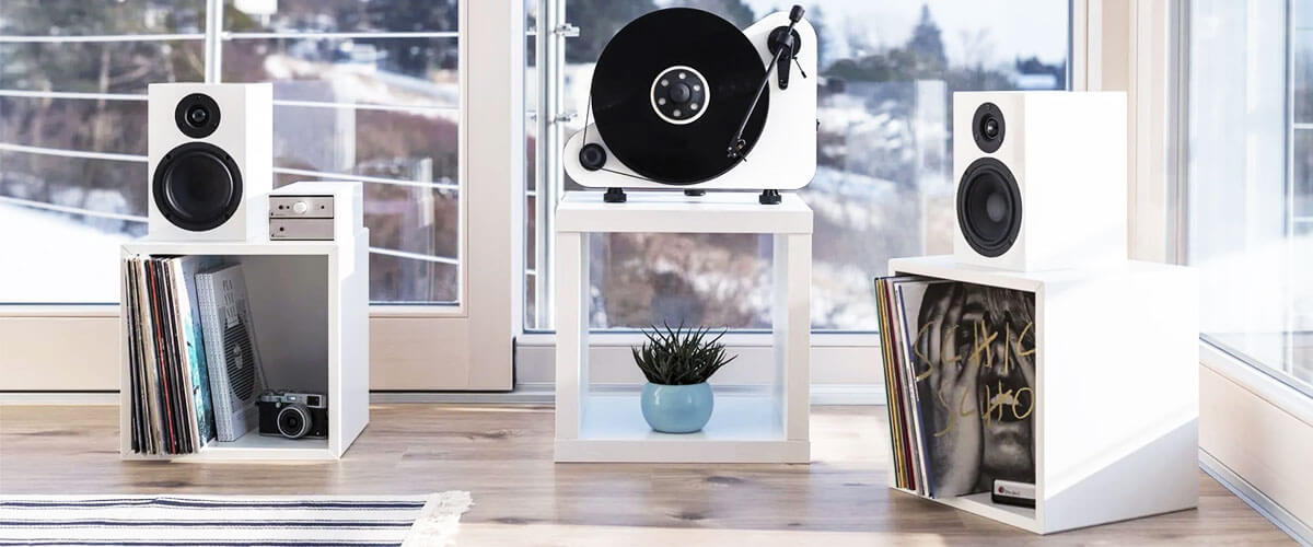 what is a vertical record player
